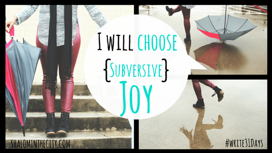 Subversive Joy: Singing Along to the Soundtrack of&nbsp;Shalom